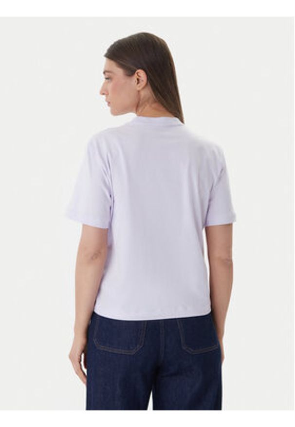 Calvin Klein Jeans T-Shirt LV047F801G Różowy Boxy Fit. Kolor: różowy. Materiał: bawełna