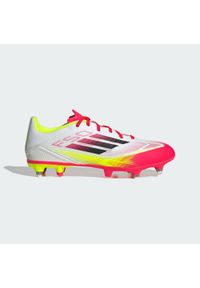 Adidas - Buty F50 League SG. Kolor: czarny, biały, wielokolorowy, żółty. Materiał: materiał. Sport: piłka nożna