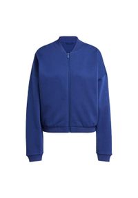 Adidas - Kurtka Essentials Contemporary Logo Bomber. Kolor: niebieski. Materiał: materiał #2