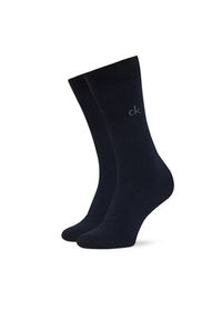 Calvin Klein Skarpety długie 701235981 Granatowy. Kolor: niebieski. Materiał: materiał, bawełna #5