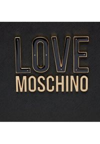 Love Moschino - LOVE MOSCHINO Torebka JC4210PP1ILQ100A Czarny. Kolor: czarny. Materiał: skórzane