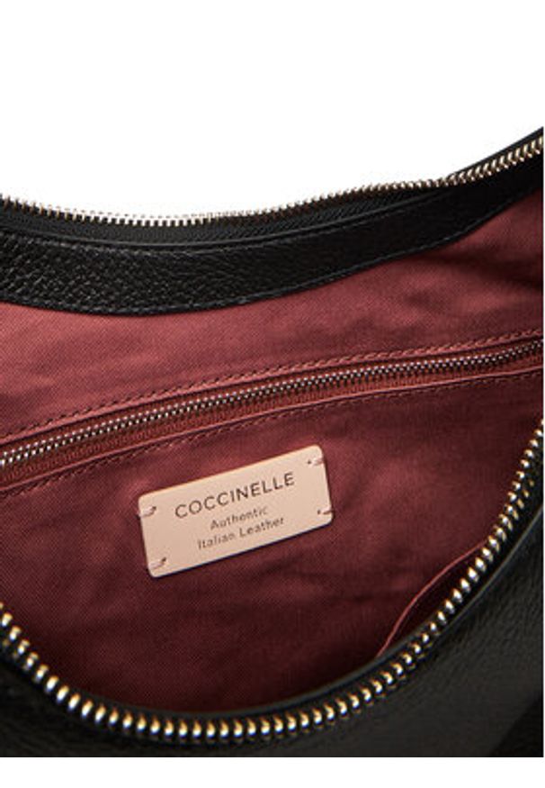 Coccinelle Torebka T95 Coccinellerebekka E1 T95 13 02 01 Czarny. Kolor: czarny. Materiał: skórzane