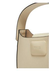 Tous - TOUS Torebka Mini Bolso Hombro T Lucia 2002039501 Écru. Materiał: skórzane #4