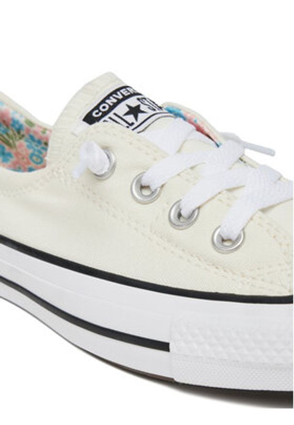 Converse Trampki Chuck Taylor All Star Shoreline Mini Flowers A14970C Écru. Materiał: materiał