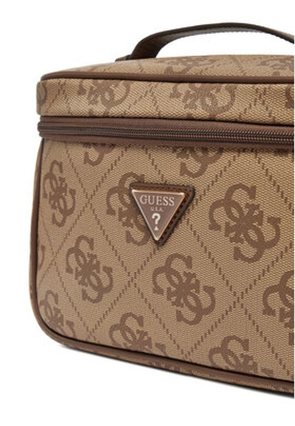 Guess Kosmetyczka TWOB86 88039 Brązowy. Kolor: brązowy. Materiał: skóra