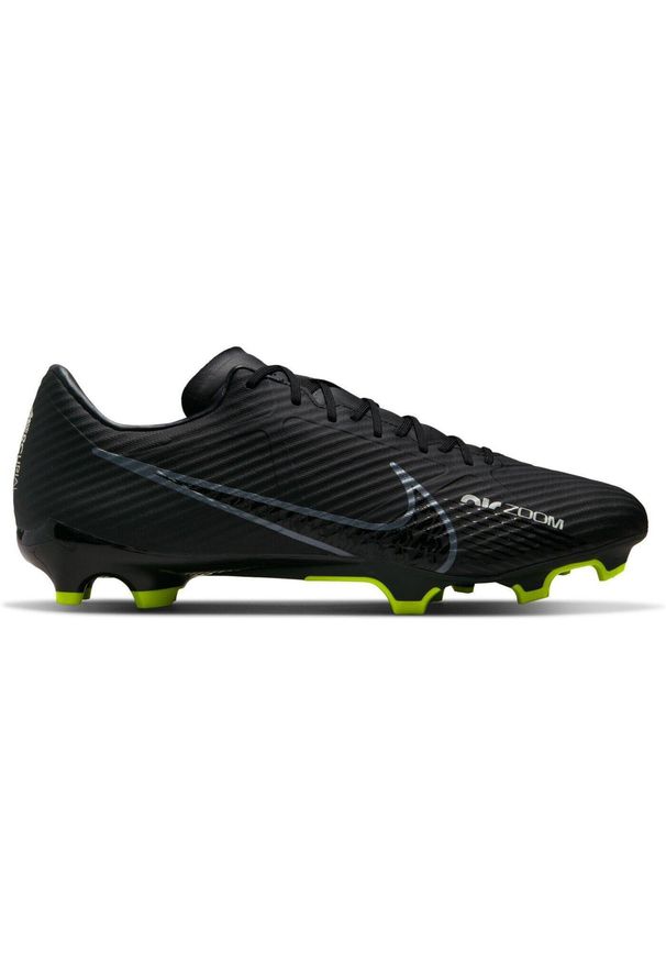 Buty piłkarskie męskie Nike Zoom Vapor 15 Academy Fgmg. Zapięcie: sznurówki. Kolor: czarny. Materiał: syntetyk, tkanina, materiał. Szerokość cholewki: normalna. Model: Nike Zoom. Sport: piłka nożna