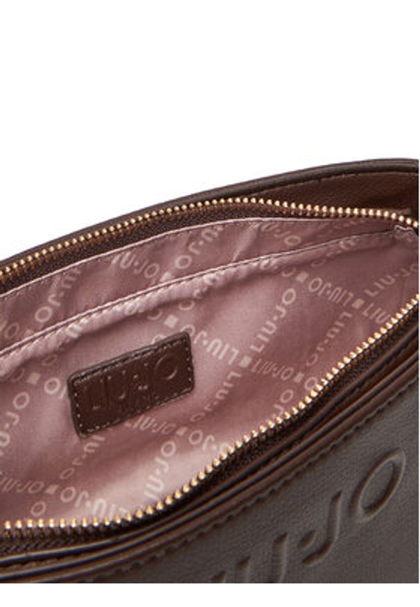 Liu Jo Torebka Esc M Crossbody AF5083 E0037 Brązowy. Kolor: brązowy. Materiał: skórzane