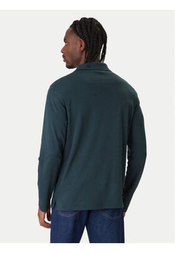 Calvin Klein Polo LV040EM909 Zielony Regular Fit. Typ kołnierza: polo. Kolor: zielony. Materiał: bawełna