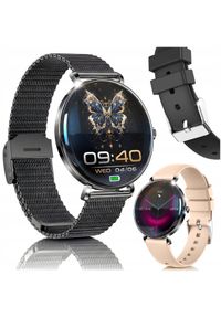 JG Smart - SMARTWATCH DAMSKI PL MENU ZEGAREK ROZMOWY SMART WATCH CIŚNIENIE 3 PASKI. Rodzaj zegarka: smartwatch #1