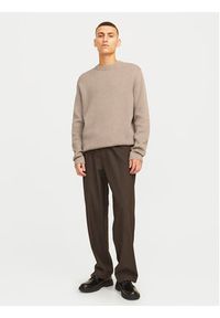 Jack & Jones Sweter Milano 12259666 Szary Relaxed Fit. Kolor: szary. Materiał: bawełna #5