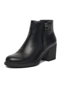 Clara Barson Botki CEO-WS6317-02 Czarny. Kolor: czarny. Materiał: skóra, materiał #6