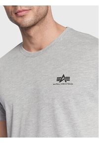 Alpha Industries T-Shirt Basic 188505 Szary Regular Fit. Kolor: szary. Materiał: bawełna #3
