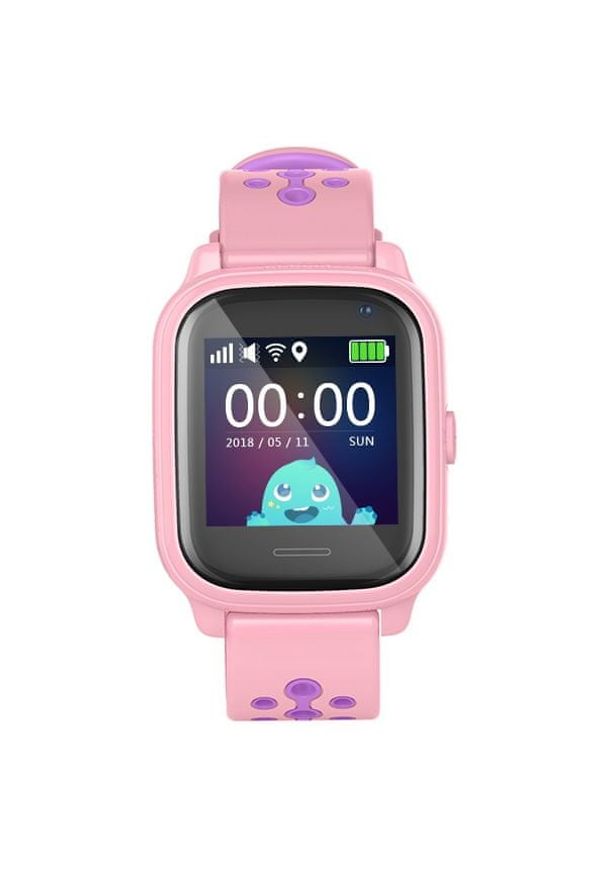 Smartomat Kidwatch 3, smartwatch (inteligentny zegarek), różowy. Rodzaj zegarka: smartwatch. Kolor: różowy