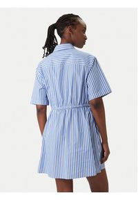 Tommy Jeans Sukienka koszulowa DW0DW20617 Niebieski Regular Fit. Kolor: niebieski. Materiał: bawełna. Typ sukienki: koszulowe #3