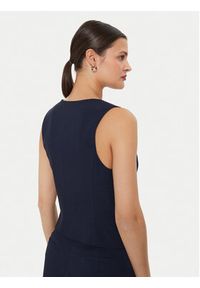 ViCOLO Kamizelka TB1569 Granatowy Regular Fit. Kolor: niebieski. Materiał: wiskoza #3