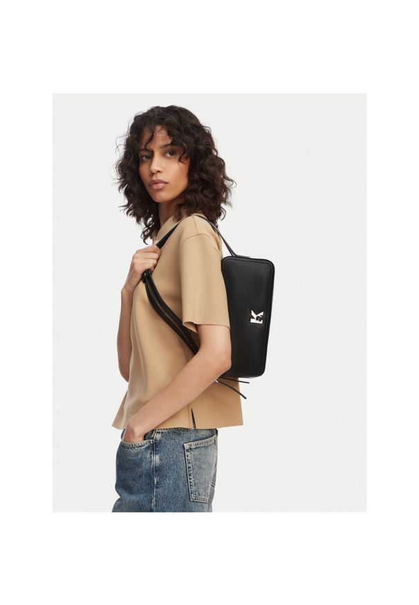 Torebka Karl Lagerfeld Jeans. Kolor: czarny