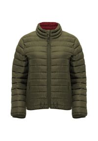 ROLY - Womens/Ladies Finland Slim Padded Jacket. Kolor: zielony. Materiał: puch. Sport: turystyka piesza #1