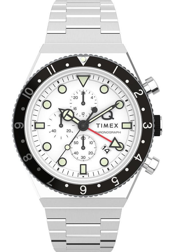 Zegarek Timex Zegarek męski Timex TW2V69900 srebrny. Kolor: srebrny