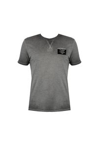 Guess T-Shirt "Patch" | X3GI08KAK90 | Mężczyzna | Szary. Okazja: na co dzień. Kolor: szary. Materiał: bawełna. Wzór: aplikacja. Styl: klasyczny, casual, elegancki #4