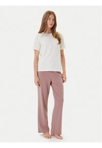 BOSS Piżama 50545568 Beżowy Regular Fit. Kolor: beżowy. Materiał: bawełna