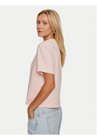 Guess Jeans T-Shirt W4YI73 K8HM0 Różowy Regular Fit. Kolor: różowy. Materiał: bawełna #3