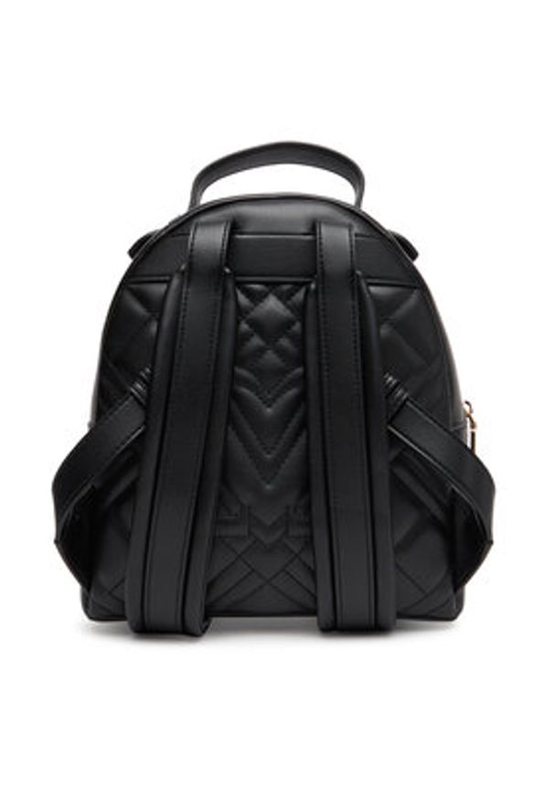 Love Moschino - LOVE MOSCHINO Plecak JC4148PP0MLA0000 Czarny. Kolor: czarny. Materiał: skóra