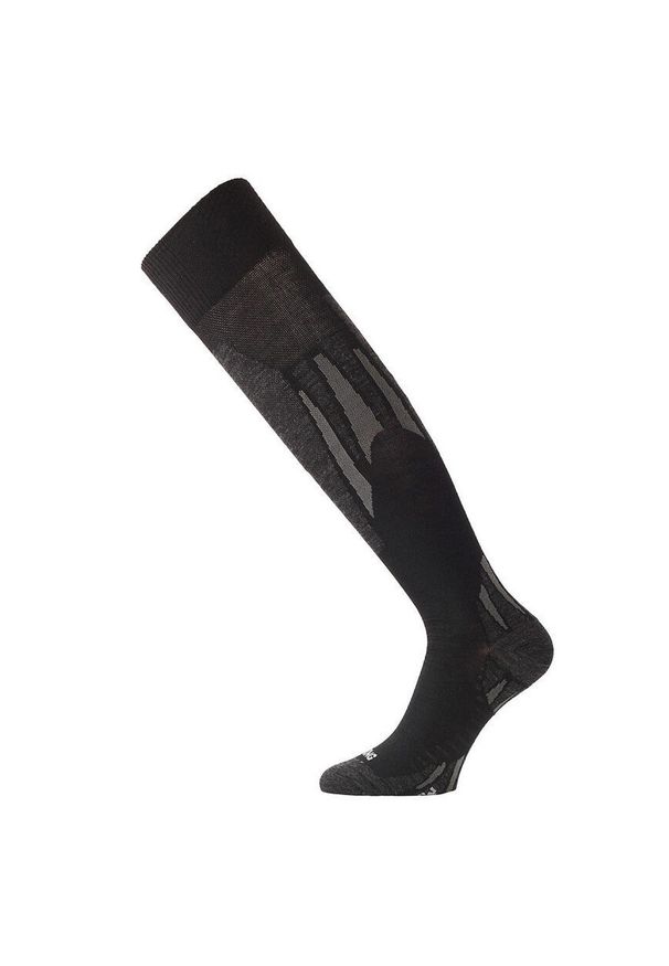 LASTING - Skarpety narciarskie uniseks Lasting SWW 988 Merino 80%. Kolor: szary, wielokolorowy, czarny. Materiał: wełna. Sport: narciarstwo