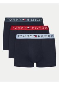 TOMMY HILFIGER - Tommy Hilfiger Komplet 3 par bokserek UM0UM03181 Granatowy. Kolor: niebieski. Materiał: bawełna