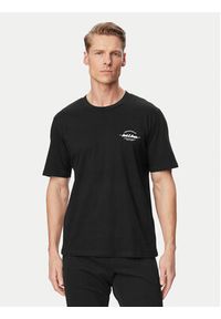 Jack & Jones Komplet t-shirt i spodenki Brandon 12298184 Czarny Regular Fit. Kolor: czarny. Materiał: bawełna #5