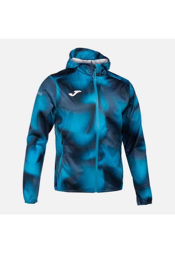 Kurtka do biegania męska Joma R-Trail Nature Raincoat. Kolor: niebieski. Sport: bieganie