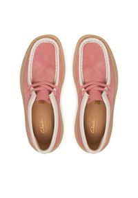 Clarks Półbuty Torview W 26186675 Różowy. Kolor: różowy. Materiał: skóra, zamsz #7