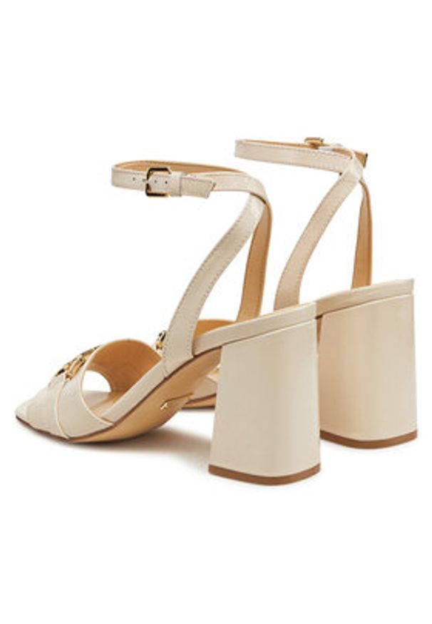 Guess Sandały FLJGRT LEA03 Beżowy. Kolor: beżowy. Materiał: skóra
