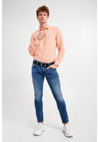 JOOP! Jeans - Koszula męska lniana Hanson JOOP! JEANS. Materiał: len. Wzór: aplikacja #5