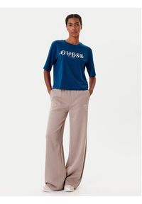 Guess T-Shirt V5YI02 I3Z14 Niebieski Boxy Fit. Kolor: niebieski. Materiał: bawełna #3