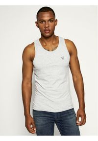 Guess Tank top U97M02 JR003 Szary Slim Fit. Kolor: szary. Materiał: bawełna