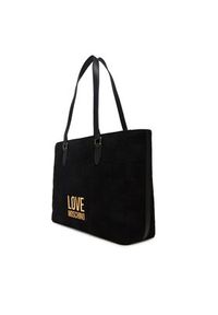 Love Moschino - LOVE MOSCHINO Torebka JC4123PP0NKB100A Czarny. Kolor: czarny. Materiał: skórzane #4