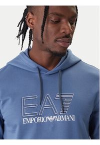 EA7 Emporio Armani Bluza 7M001313 AF13512 UB064 Niebieski Regular Fit. Kolor: niebieski. Materiał: bawełna #3