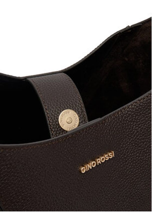 Gino Rossi - GINO ROSSI Torebka EO-LA321-1072 Brązowy. Kolor: brązowy. Materiał: skórzane