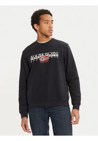 Napapijri Bluza B-Aylm NP0A4I1F Czarny Regular Fit. Kolor: czarny. Materiał: bawełna #1