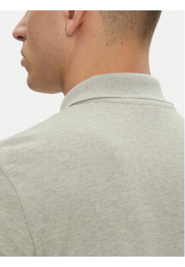 AMI PARIS Polo BFUPL001.760 Szary Regular Fit. Typ kołnierza: polo. Kolor: szary. Materiał: bawełna