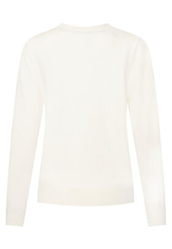TOMMY HILFIGER - Tommy Hilfiger Sweter WW0WW44984 Biały Regular Fit. Kolor: biały. Materiał: bawełna