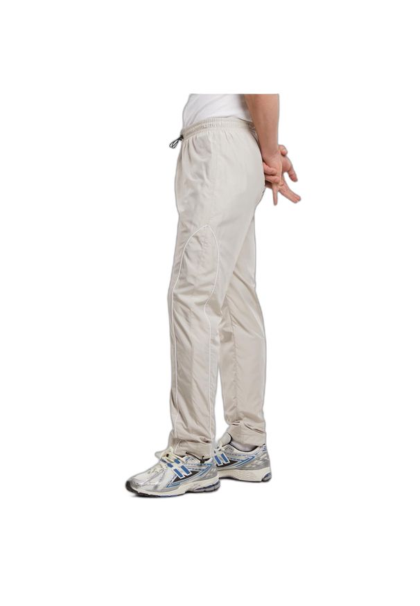 Spodnie dresowe Urban Classics Piped Panel. Kolor: szary. Materiał: dresówka