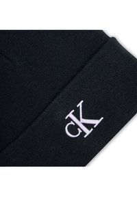 Calvin Klein Jeans Czapka Monogram Embro Beanie K60K612319 Czarny. Kolor: czarny. Materiał: materiał