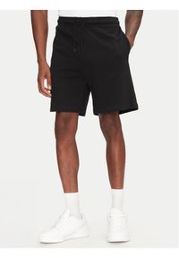 Jack & Jones - Jack&Jones Szorty sportowe Gordon 12268448 Czarny Regular Fit. Kolor: czarny. Materiał: bawełna. Styl: sportowy
