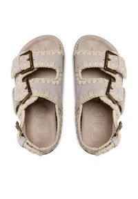 Mou Sandały New Bio SW461003A Szary. Kolor: szary. Materiał: skóra, zamsz #5