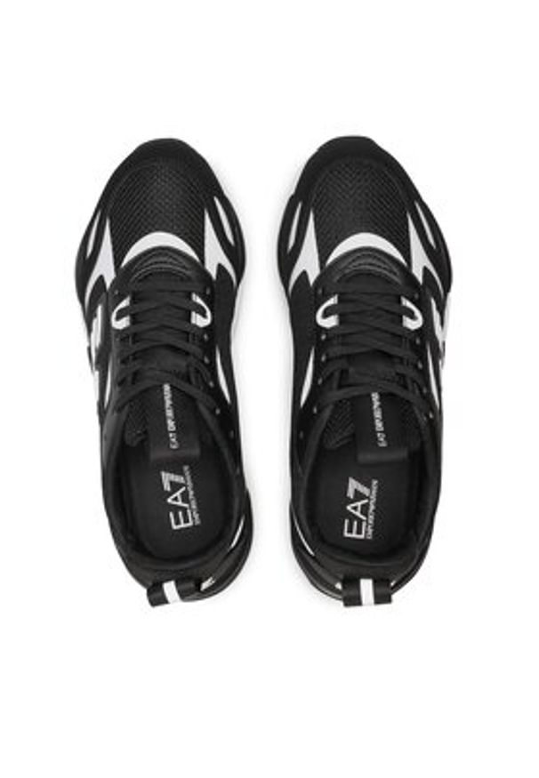 EA7 Emporio Armani Sneakersy X8X070 XK165 N629 Czarny. Kolor: czarny. Materiał: skóra