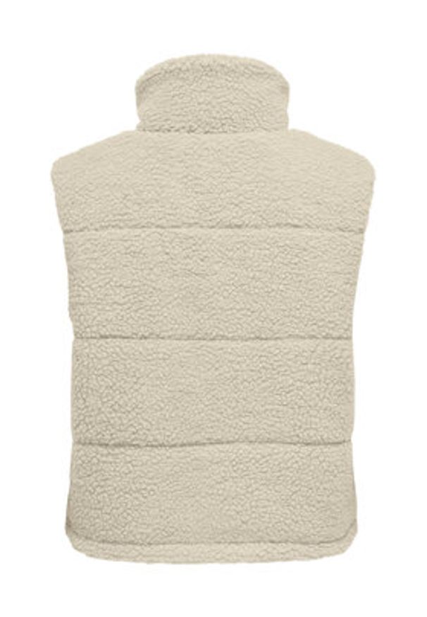 only - ONLY Bezrękawnik Sandra 15320630 Beżowy Regular Fit. Kolor: beżowy. Materiał: syntetyk. Długość rękawa: bez rękawów