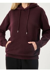 Sinsay - Bluza z kapturem - czerwony. Typ kołnierza: kaptur. Kolor: czerwony