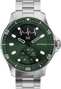 WITHINGS - Smartwatch Withings Withings Scanwatch Horizon 43mm zielony. Rodzaj zegarka: smartwatch. Kolor: zielony