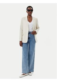 Vero Moda Marynarka Mindy 10304657 Beżowy Oversize. Kolor: beżowy. Materiał: wiskoza #5